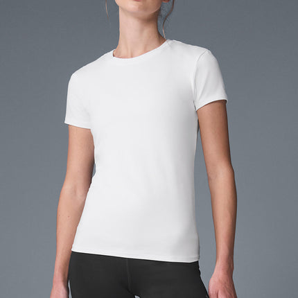 alo Women's Alosoft Finesse Tee - White