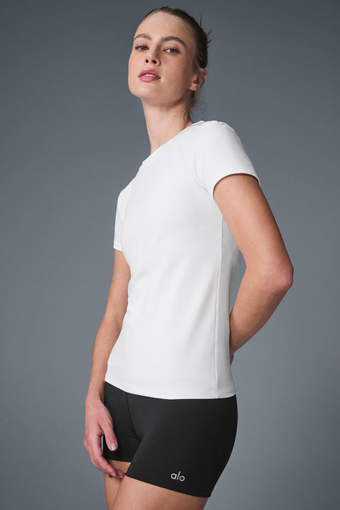 alo Women's Alosoft Finesse Tee - White