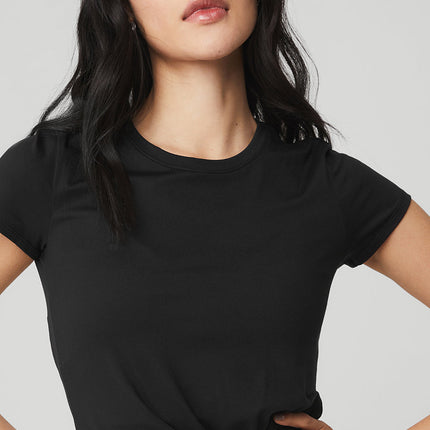 alo Women's Alosoft Finesse Tee - Black