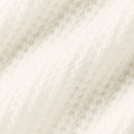 alo Women's Cashmere Plush Waffle Polo Tee - Ivory