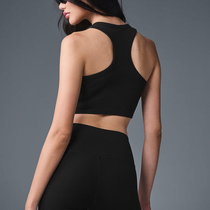 alo Women's Aspire Tank - Black/White