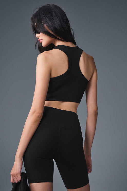 alo Women's Aspire Tank - Black/White