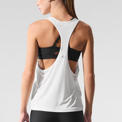 alo Women's All Day Tank - White