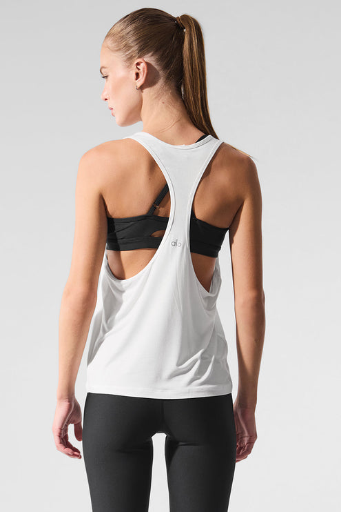 alo Women's All Day Tank - White