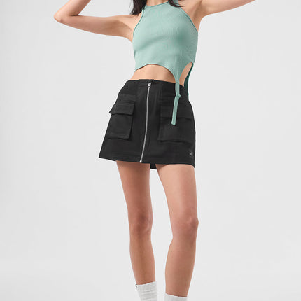 alo Women's Alosoft Ribbed Revelation Tank - Botanical Green