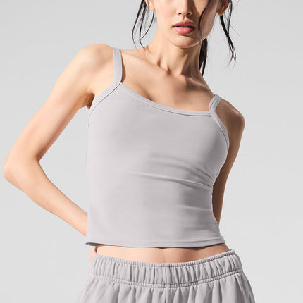 alo Women's Washed Alosoft Sweet Talker Tank - Grey Sky Wash