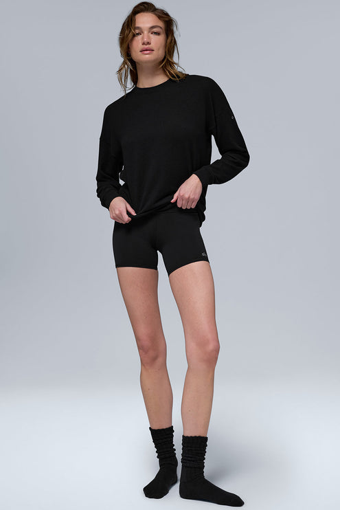 alo Women's Soho Pullover - Black