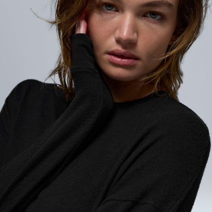 alo Women's Soho Pullover - Black