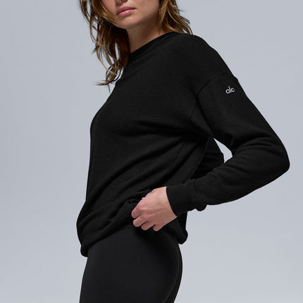 alo Women's Soho Pullover - Black