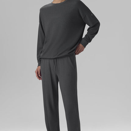 alo Women's Soho Pullover - Anthracite