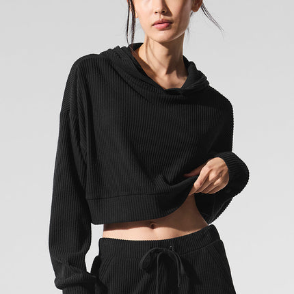 alo Women's Muse Hoodie - Black