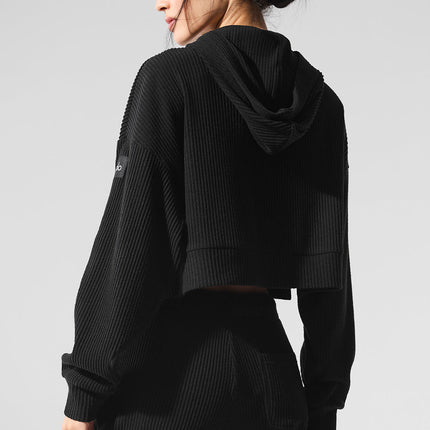alo Women's Muse Hoodie - Black