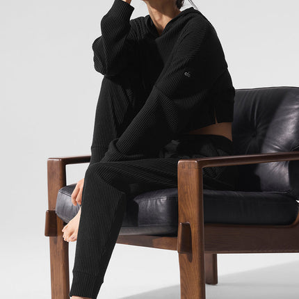 alo Women's Muse Hoodie - Black