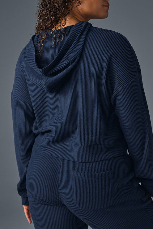 alo Women's Muse Hoodie - Navy
