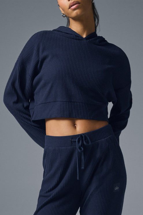 alo Women's Muse Hoodie - Navy