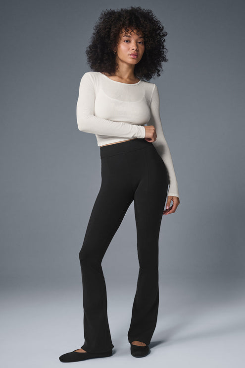 alo Women's Gather Long Sleeve - Ivory