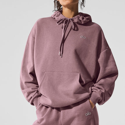 alo Women's Accolade Hoodie - Smoky Quartz