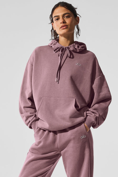 alo Women's Accolade Hoodie - Smoky Quartz