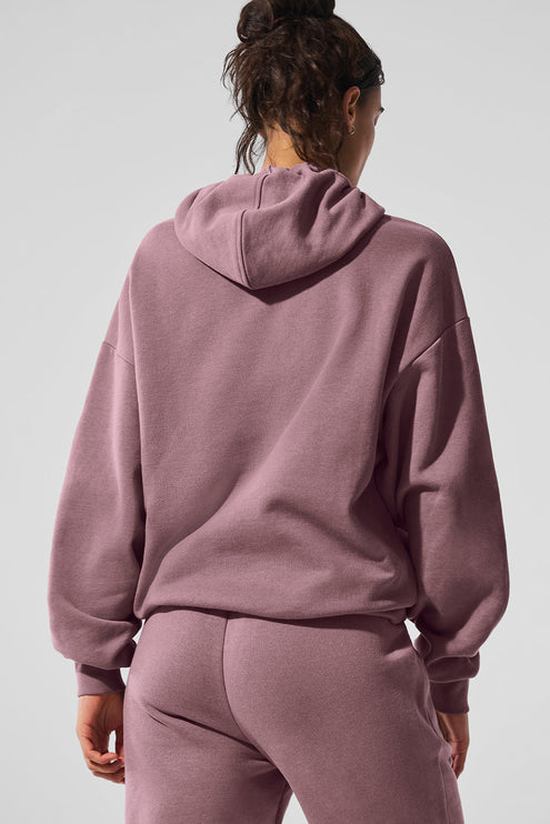 alo Women's Accolade Hoodie - Smoky Quartz