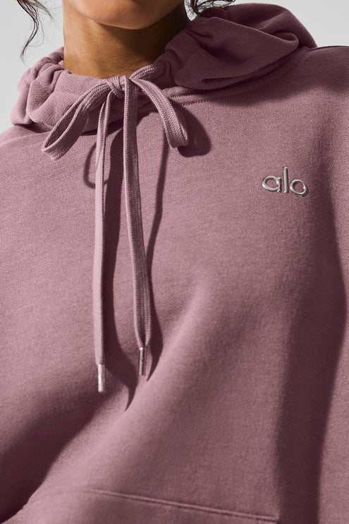alo Women's Accolade Hoodie - Smoky Quartz