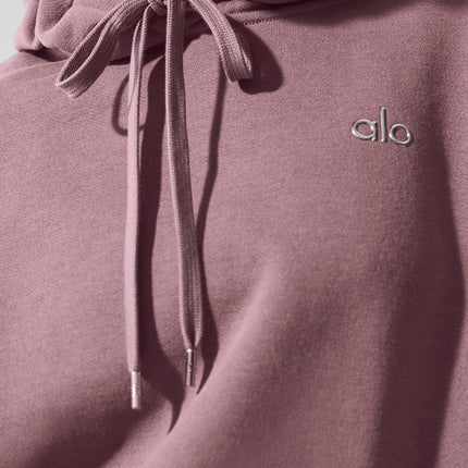 alo Women's Accolade Hoodie - Smoky Quartz
