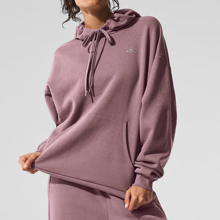 alo Women's Accolade Hoodie - Smoky Quartz