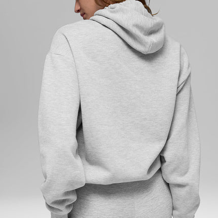 alo Women's Accolade Hoodie - Athletic Heather Grey