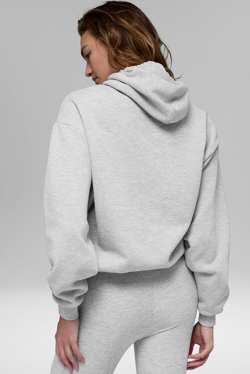 alo Women's Accolade Hoodie - Athletic Heather Grey