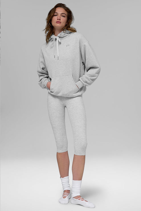 alo Women's Accolade Hoodie - Athletic Heather Grey
