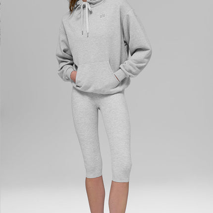 alo Women's Accolade Hoodie - Athletic Heather Grey