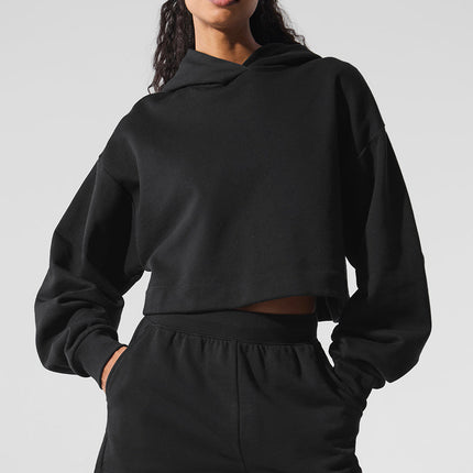 alo Women's Bae Hoodie - Black