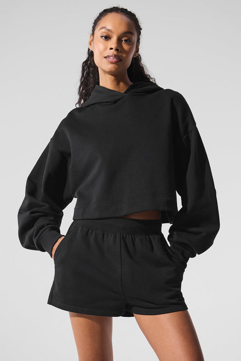 alo Women's Bae Hoodie - Black