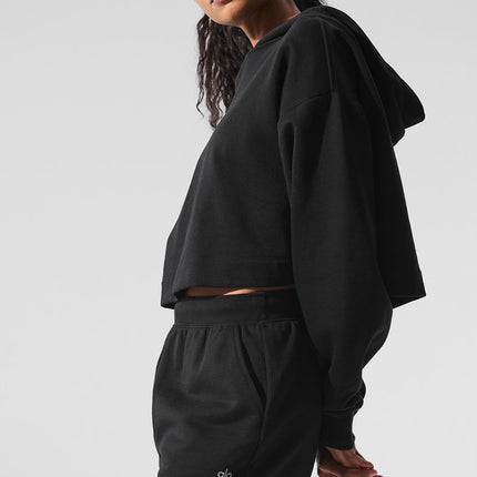 alo Women's Bae Hoodie - Black