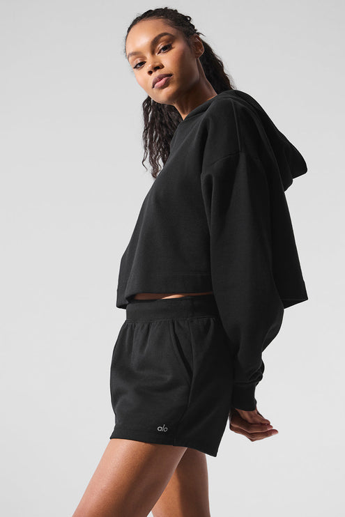 alo Women's Bae Hoodie - Black