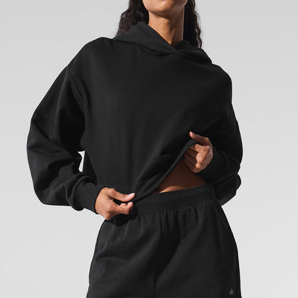 alo Women's Bae Hoodie - Black
