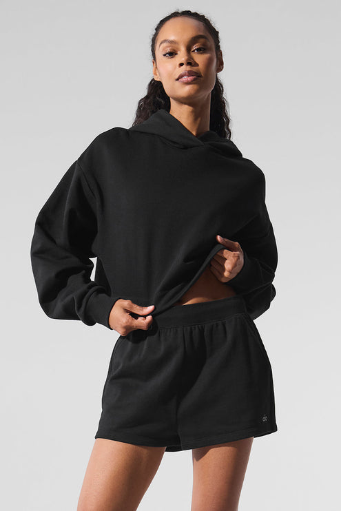 alo Women's Bae Hoodie - Black