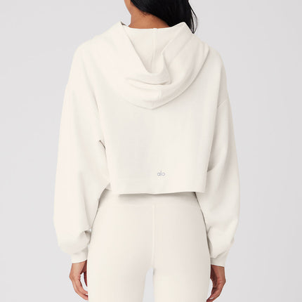alo Women's Bae Hoodie - Ivory
