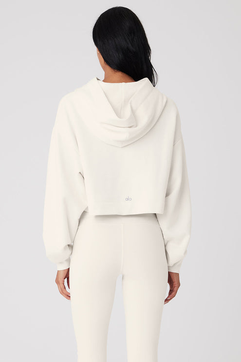 alo Women's Bae Hoodie - Ivory
