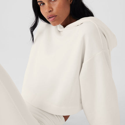 alo Women's Bae Hoodie - Ivory