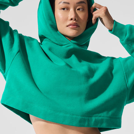 alo Women's Bae Hoodie - Spruce Green