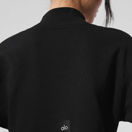 alo Women's Cropped Serenity Coverup - Black