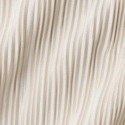 alo Women's Micro Plisse Shirt Dress - Oat Milk