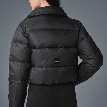 alo Women's Gold Rush Puffer - Black