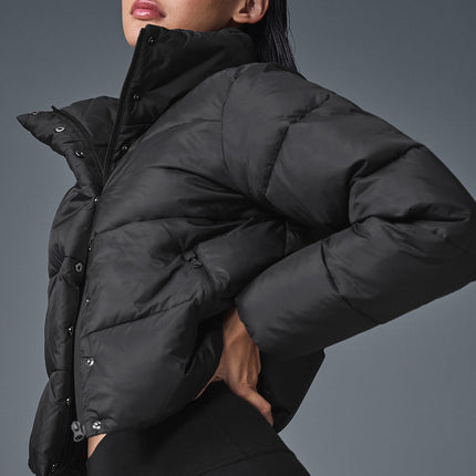 alo Women's Gold Rush Puffer - Black