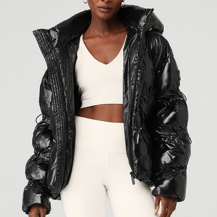 alo Women's Stunner Puffer Jacket - Black