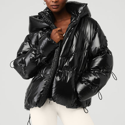 alo Women's Stunner Puffer Jacket - Black