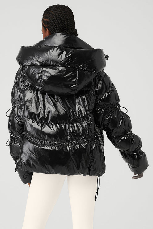 alo Women's Stunner Puffer Jacket - Black