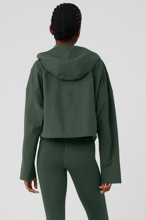 alo Women's Rain Or Shine Jacket - Dark Cactus