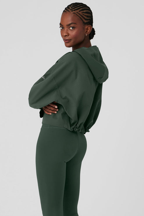 alo Women's Rain Or Shine Jacket - Dark Cactus