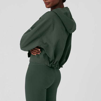 alo Women's Rain Or Shine Jacket - Dark Cactus
